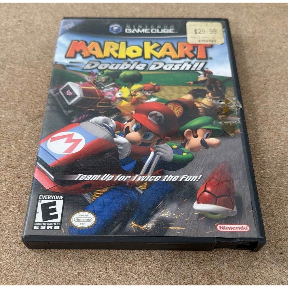 CASE & MANUAL ONLY Nintendo GameCube Mario Kart Double Dash